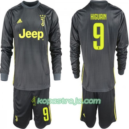 Billiga Fotbollströjor Juventus Gonzalo Higuain 9 Barn Tredje tröja 2018/19 Långärmad